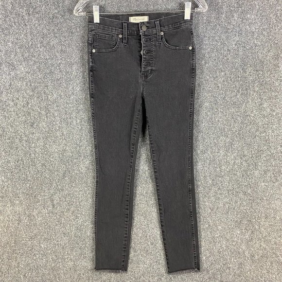 Madewell | Jeans | Madewell Jeans Womens 25p Skinny High Rise Button 